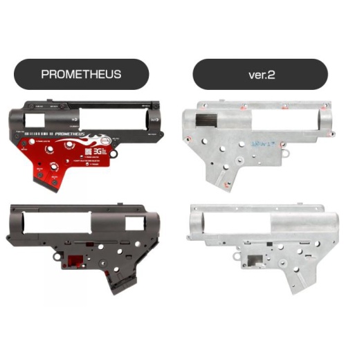 LayLax PROMETHEUS EG Hard Version 2 Gearbox Shell - 6mm Bearings