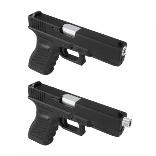 LayLax Nine Ball UMAREX Glock 17 Non-Recoiling 2 Way Fixed Outer Barrel - Silver