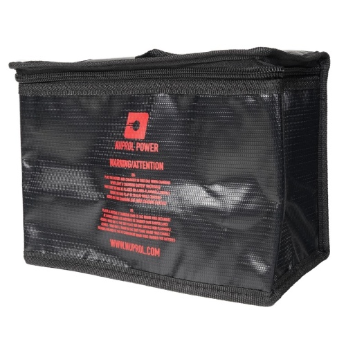 Nuprol Li-Po Fire Retardant Charge Bag 21.5cm x 15.5cm x 11.5cm