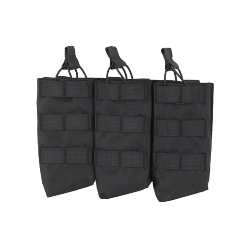 8Fields Triple AK Magazine MOLLE Pouch - Black