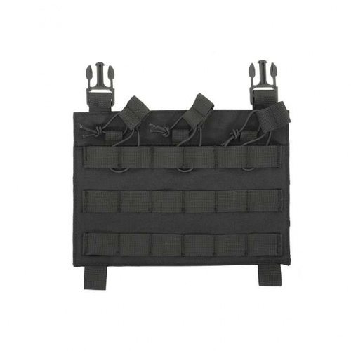 8Fields Buckle Up M4 Style Magazine MOLLE Pouch Panel - Black