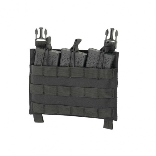 8Fields Buckle Up M4 Style Magazine MOLLE Pouch Panel - Black