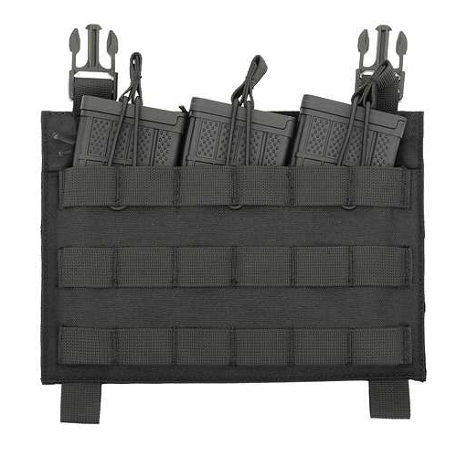 8Fields Buckle Up M4 Style Magazine MOLLE Pouch Panel - Black