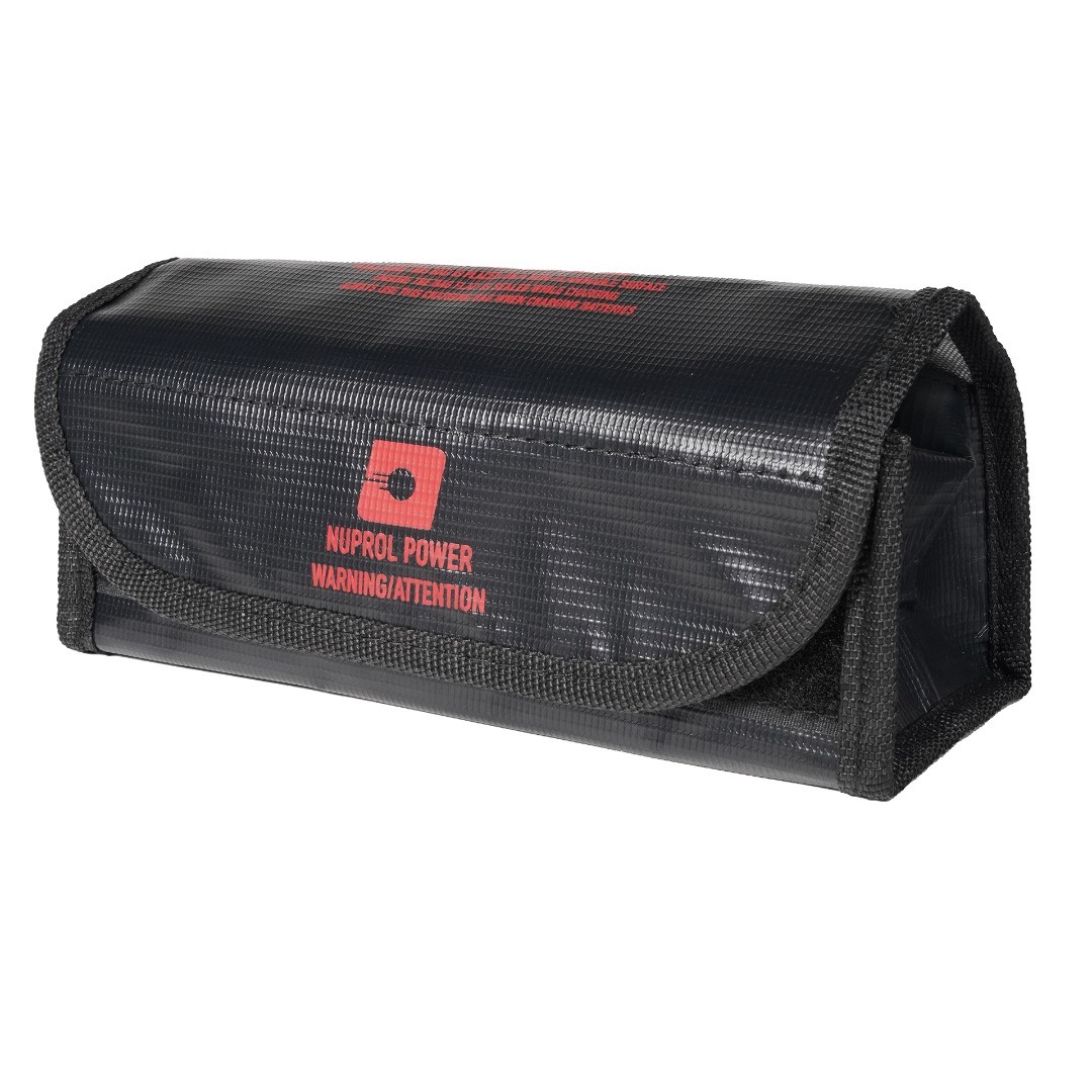 Nuprol Li-Po Fire Retardant Charge Bag 18.5cm x 7.5cm x 6cm