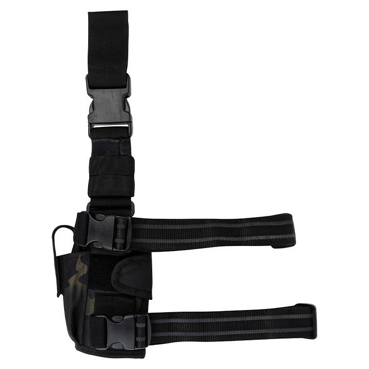 Viper Tactical Adjustable Airsoft Leg Holster - VCAM Black Camo ...