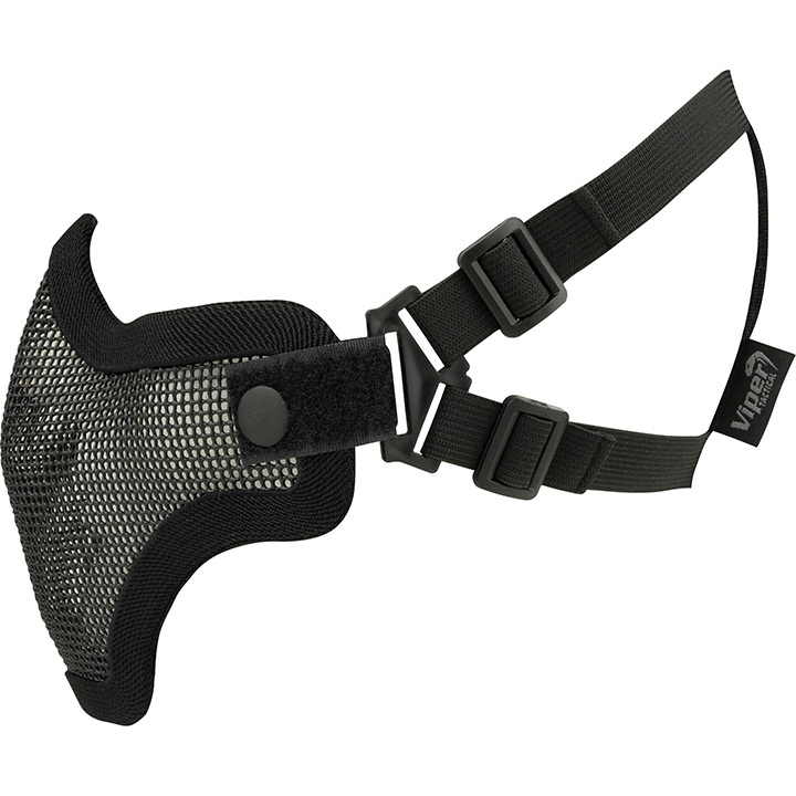 Viper Tactical Crossteel Metal Mesh Reinforced Mask - Black - Airsoft ...