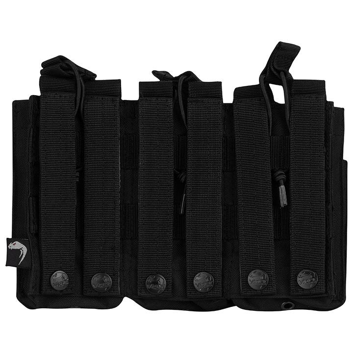 Viper Tactical Triple Duo Airsoft Magazine Pouch - Black - Airsoft Central