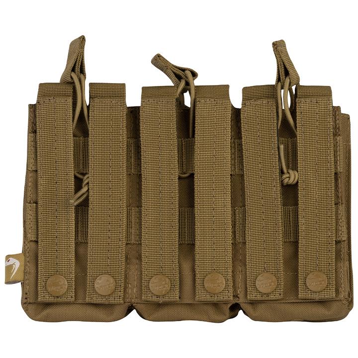 Viper Tactical Triple Duo Airsoft Magazine Pouch - Tan - Airsoft Central